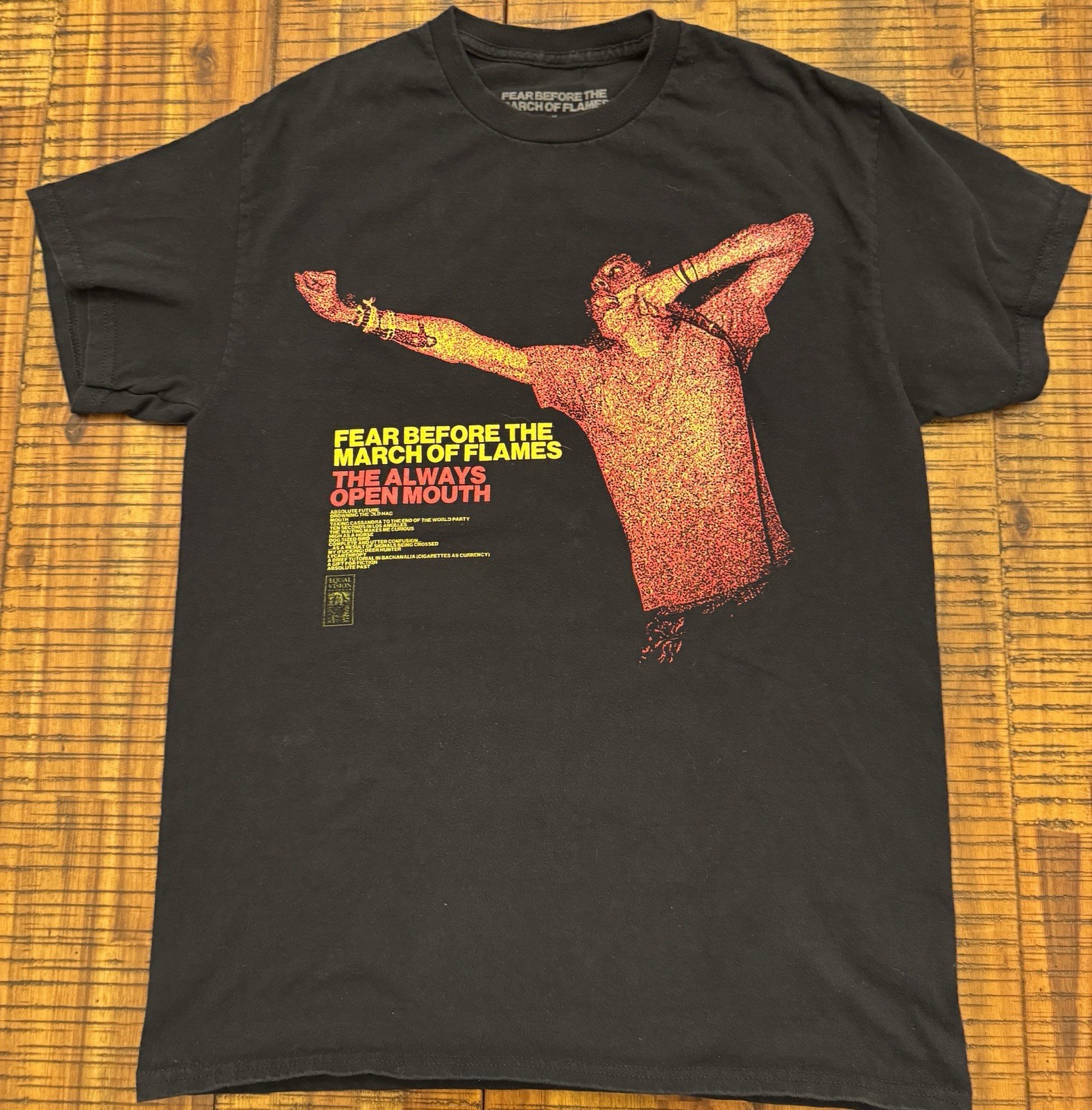 T SHIRT THE ALWAYS OPEN BOUTH '06 Hot Pony Medium Nera