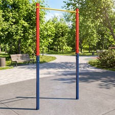 Heavy Duty Outdoor Pull Up Bar Station 5 Adjustable Heights