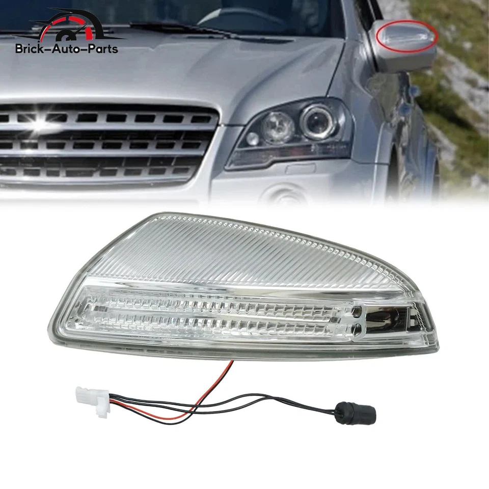 Fit Benz W164 ML350 ML550 GL450 LH Door Side Mirror Turn Signal Light 1649061300 Foto 4 de 4
