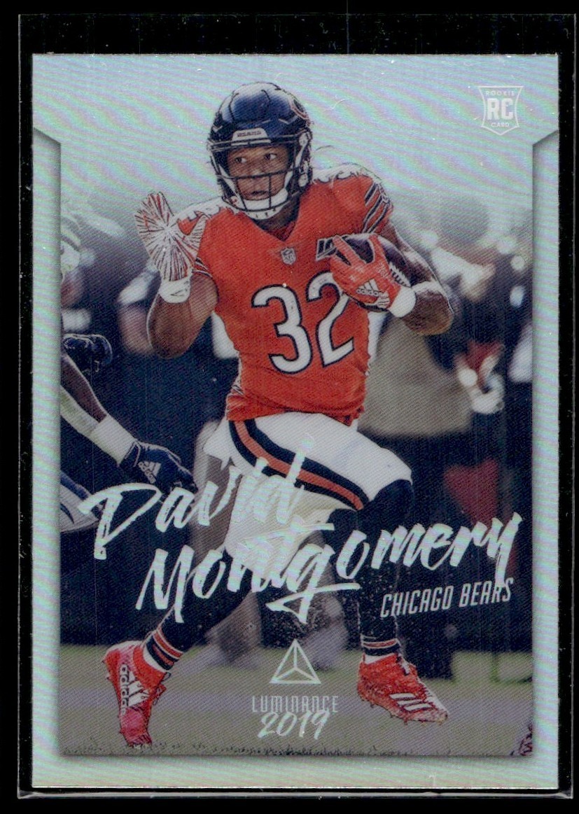 2019 PANINI LUMINANCE UPDATE SILVER PRIZM DAVID MONTGOMERY CHICAGO BEARS RC SP