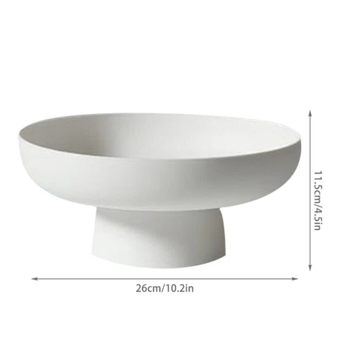 New Kitchen Round Fruit Dish Fruit Basket Home Decor Modern Style - Picture 2 of 16