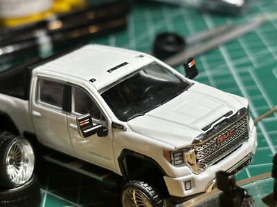1/64 3D Printed Wheels Greenlight/m2/ 2022 GMC Sierra HD Mirrors 3 Sets