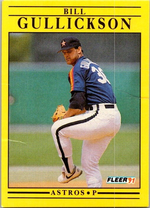 1991 Fleer Baseball Bill Gullickson