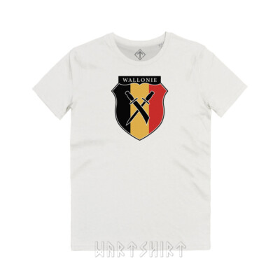 28 Freiwillige Grenadier Division Walls Wallonie Abzeichen T-Shirt Shirt