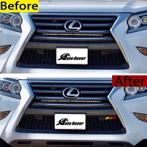 Tri-color Grille Badge Emblem for Toyota Tacoma 4 Runner Tundra Sequoia Rav4 - Picture 3 of 6