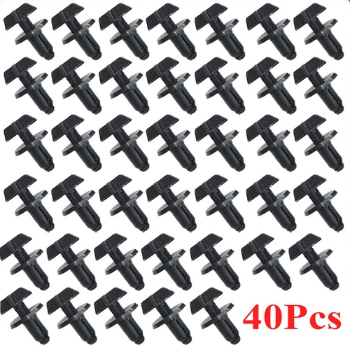 40pc For Ford Bumper Clamp Wheel Arch Clamp Grille Clamp W716510-S300 Fastener