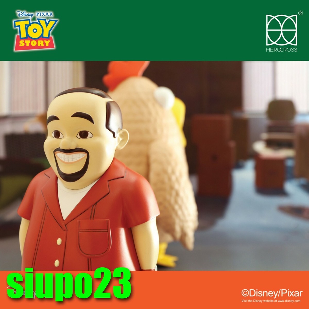 Herocross ~ HVS #009 Toy Story Mushie Ai Mcwhiggin Chicken Man Set