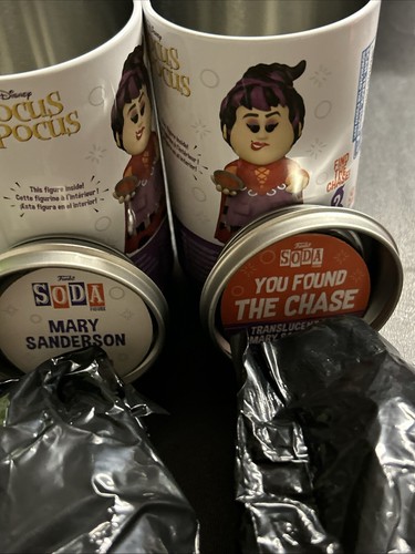2 FUNKO POP SODA HOCUS POCUS MARY SANDERSON 1 Chase 1 Common Opened But New/Rare - Picture 12 of 19