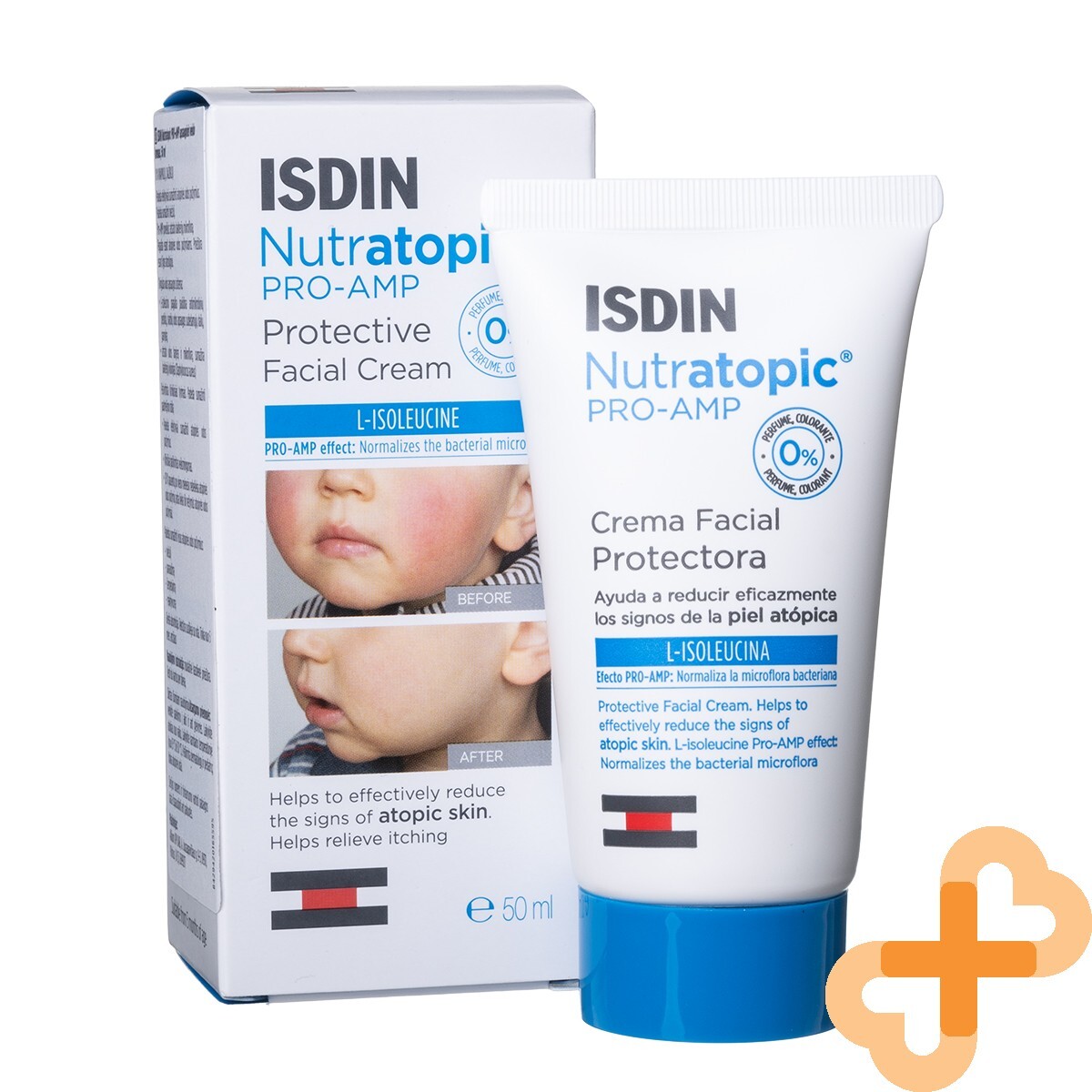 ISDIN Nutratopic Pro-Amp Protective Face Cream 50ml from 5 Months
