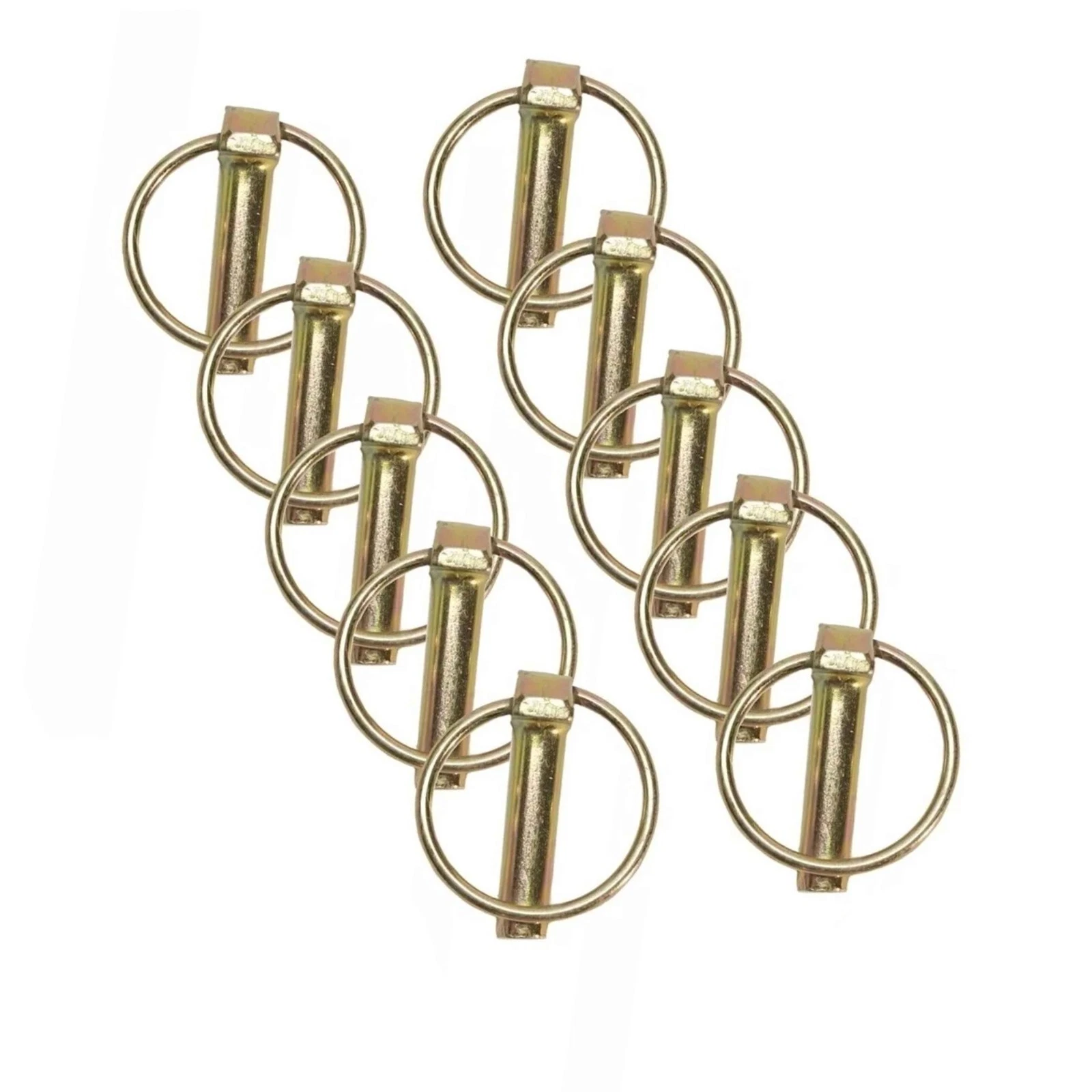 Lot of 10 Qty Linch Lynch Pin Tractor Three Point Attachment 7/16