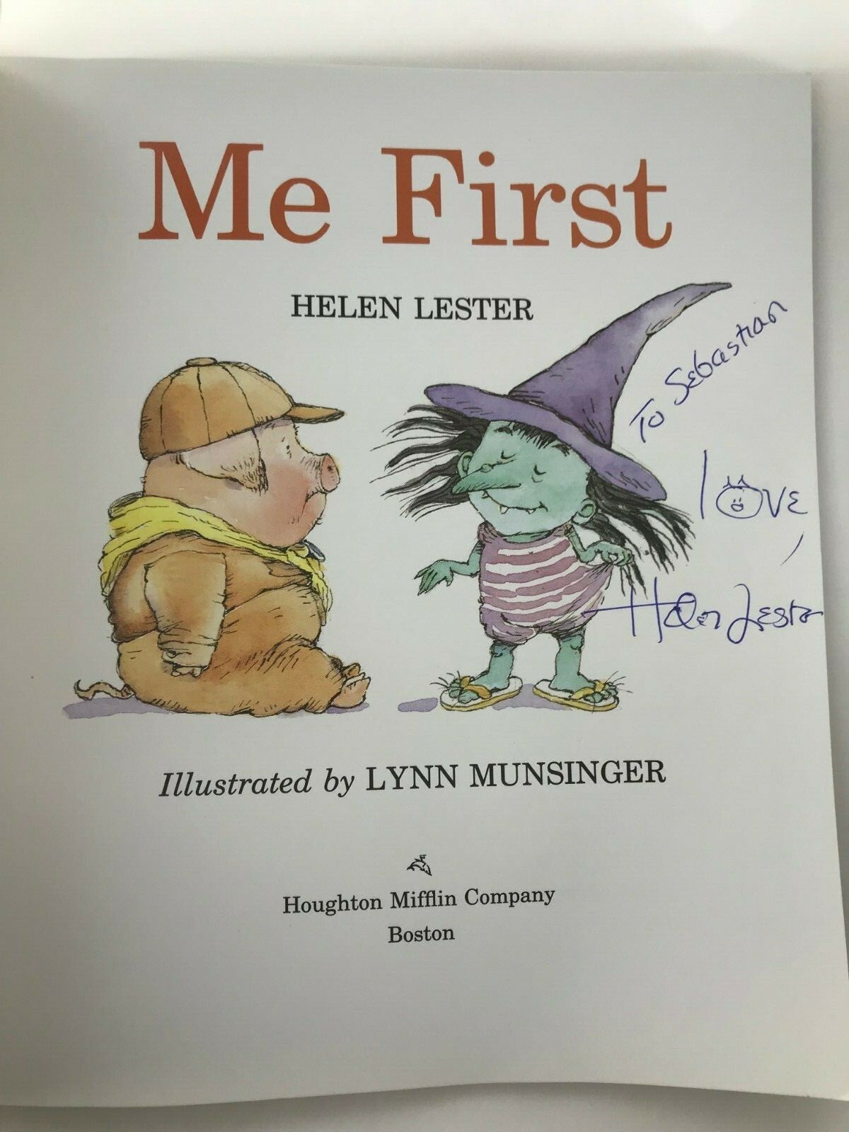 Laugh Along Lessons Ser Me First By Helen Lester 1995 Picture Book For Sale Online Ebay
