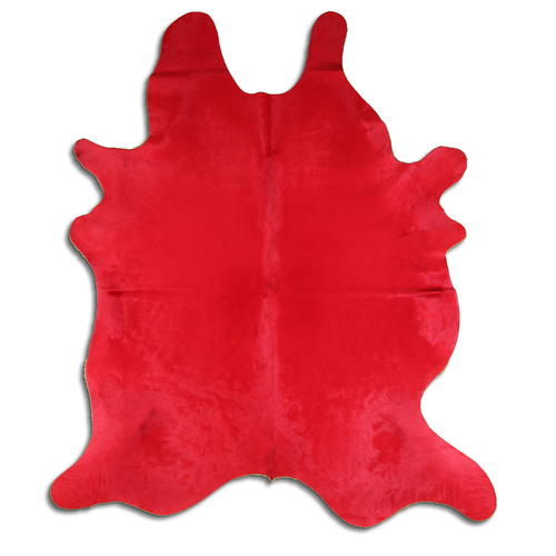 Dyed Red Cowhide Area Rug Premium Quality And Versatile Décor eBay
