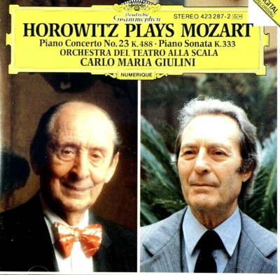 Horowitz Plays Mozart, Carlo Maria Giulini, Piano Concerto No. 23....  -  CD, VG