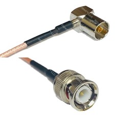 RG316 DVB Pal Female Angle to BNC MALE RF Cable Rapid-SHIP LOT
