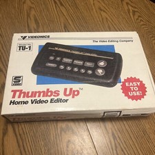 TU-1 Videonics Thumbs Up "HOME VIDEO EDITOR" Vintage DR8