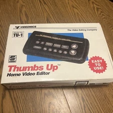 TU-1 Videonics Thumbs Up  "HOME VIDEO EDITOR" Vintage DR8