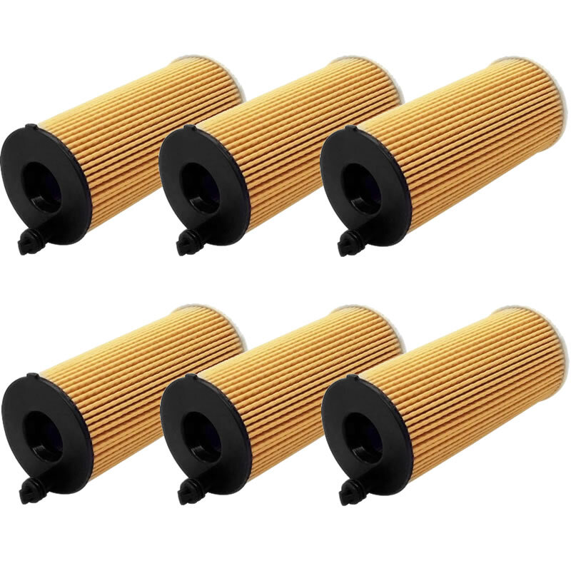 6X HU6014Z Oil Filter For 114d 1.5L 15-18 218d 2.0L 15-18 318d 14