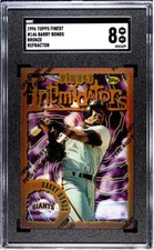 1996 Topps Finest #146 Barry Bonds	Bronze Refractor SGC 8 NM Mint Giants Pirates