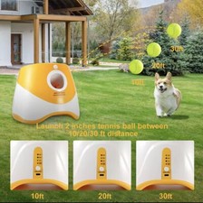 Automatic Ball Launcher Dog Throwing Machine Toy Interactive Tennis Pet Thrower