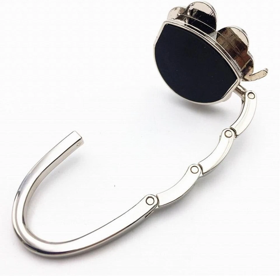 Клевер дизайн складной Дамская сумка вешалка складной сумочки стола крюк держатель (белый) - Изображение 3 из 4