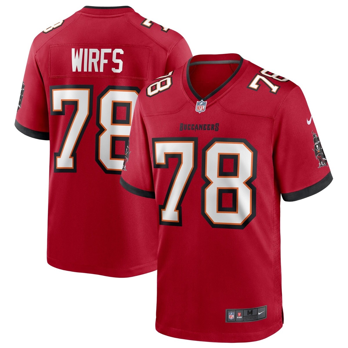 Tampa Bay Buccaneers Tristan Wirfs #78 Nike Red 2025