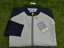 FootJoy Womens TempoSeries Full-Zip Golf Jacket Sky Blue/Navy Small 33477