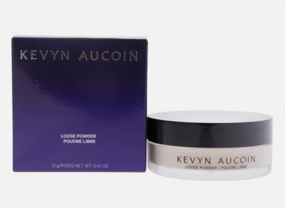 Kevyn Aucoin Silky and Sheer Loose Setting Powder 0.47oz w/ Applicator Puff NIB - Image 2 of 2