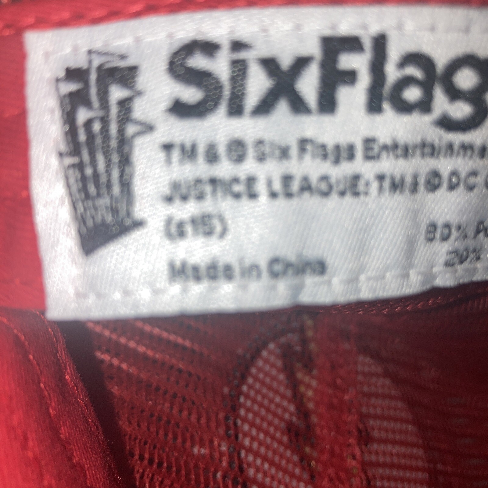 The Flash DC Comics Six Flags Adjustable Hat Snap… - image 7