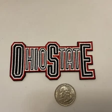 OSU The Ohio State  Vintage  Embroidered Iron On Patch  3" x 3"