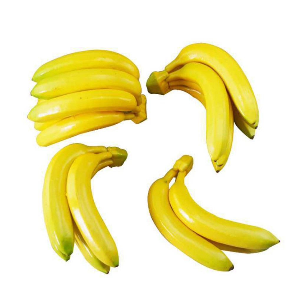 Artificial Banana Yellow Fake Fruit Foam Photography Props Plastic Model