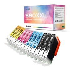 Druckerpatronen CLI 581 passend für Canon TS705 TS6251 TR8550 / 580 Set 12 Stück