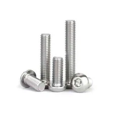 M6X10,12,13,15,40,45mm Button Head Socket Cap Screw Allen Hex Drive Stainless