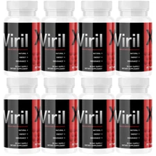 Viril X All Natural Formula Dietary Supplement - 8 Bottles