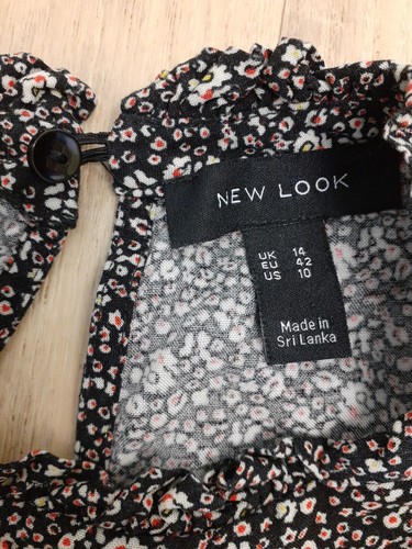 New Look Size 14 Long Sleeved Loose Fitting Dress - Picture 5 of 6