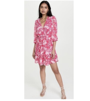 Ba&sh Ulia Dress in Pink. NWT. Size Small (1). Retail- $385