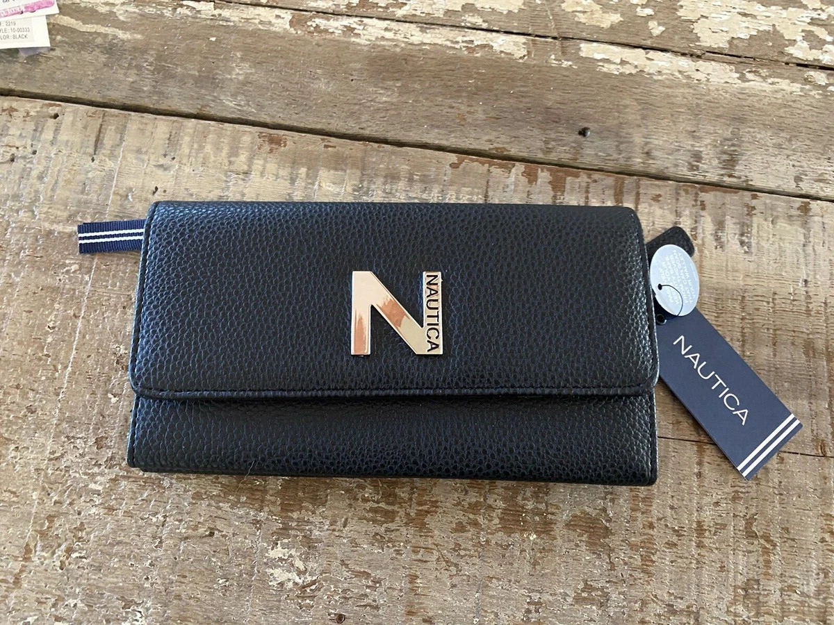 Navy wallet womens deals