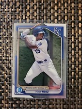 2024 Bowman Chrome Tony Ruiz Prospect 1st Bowman #BCP-80 - Kansas City Royals