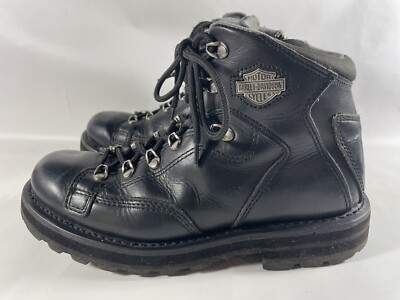 Harley Davidson Leather Motorcycle Riding Boots Men's Size 9 (94033)