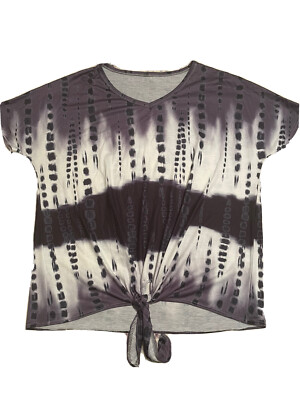 Bobilemon Tie Dyed V-Neck Short Sleeve 