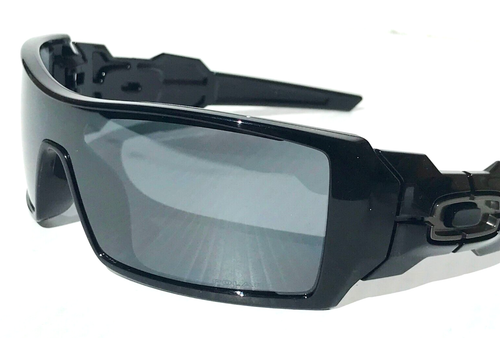 Oakley OIL RIG Polished Black POLARIZED Black Lens Sunglass 9081 26-203 - Picture 7 of 14