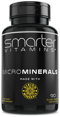 SMARTERVITAMINS - ZINC Glycinate Boosted with 5 Extra Essential TRACE MINERALS