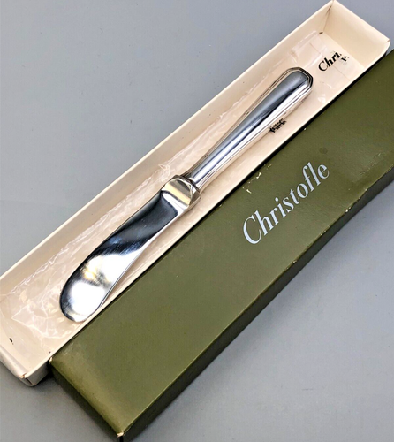America by Christofle France Silverplate individual Butter Spreader 6.5" - Picture 2 of 3