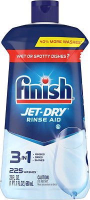 Finish Jet-Dry Rinse Aid Dishwasher Rinse Agent and Drying Agent 23 fl oz Pac...