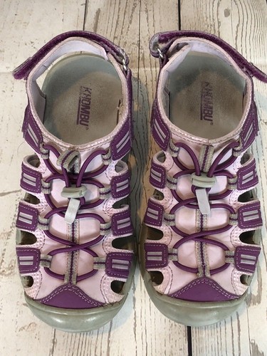Khombu Closed Toe Athletic Girls Sandal Purple/Pink Kids US 1 Item 962653/Sandy - Picture 8 of 12
