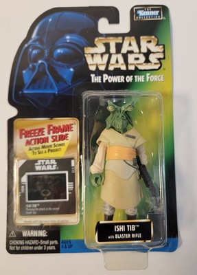 1997 Star Wars Power of the Force Ishi Tib w/ Blaster Freeze Frame Action Figure