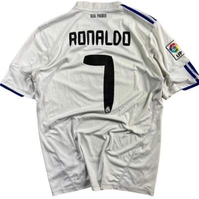 RONALDO #7 REAL MADRID 2010/2011 HOME FOTBALL JERSEY T-SHIRT