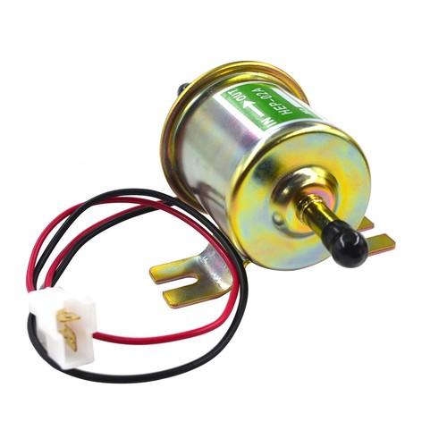 12V Fuel Pump Electric GAS Diesel Inline Intank Petrol Pumps Shutoff