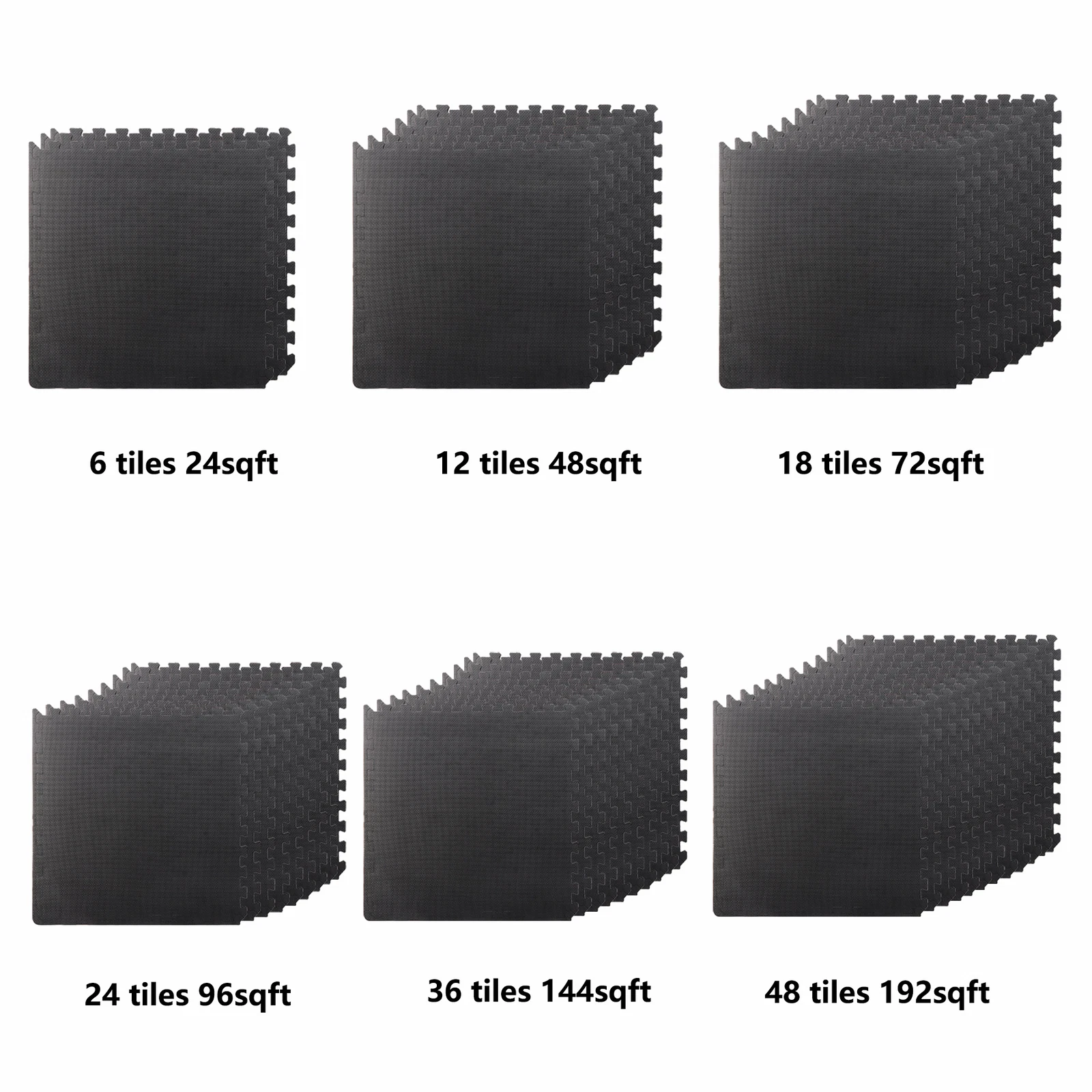 6/12/18/24/36/48 Pieces Puzzle Exercise Floor Mats Workout Gym Equipment Mat 6/12/18/24/36/48 Pieces Puzzle Exercise Floor Mats Workout Gym Equipment Mat