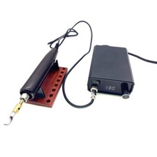 Leather Craft Electric Creasing Edging Machine Edge Creaser Crimper Tool Set DIY