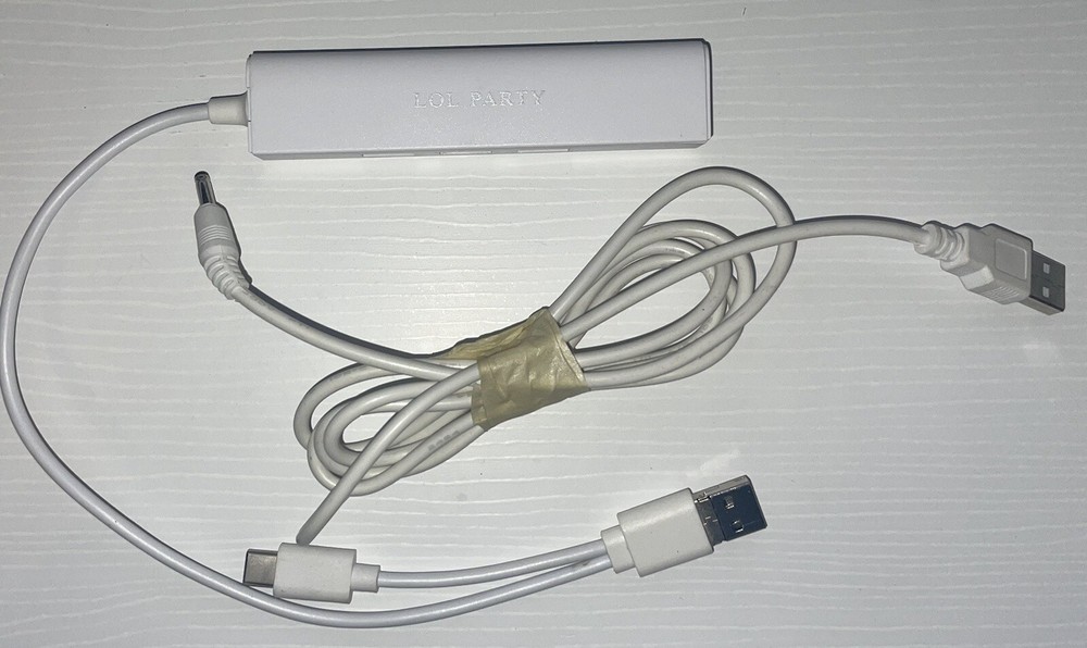 USB-C Micro-USB OTG Hub with Ethernet and Power for Android